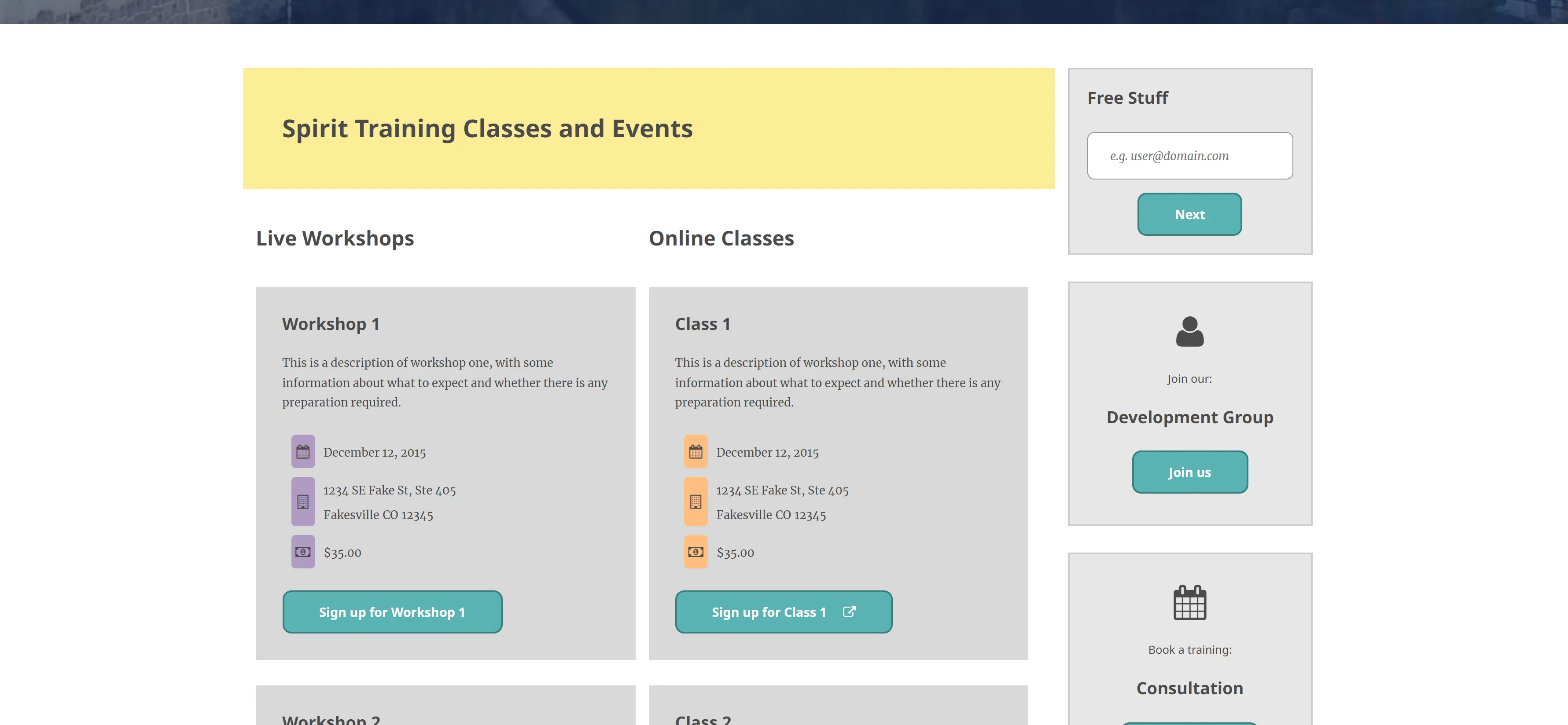 Training Events